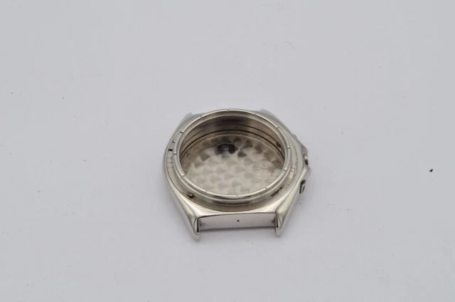 Boîtier De Montre Homme Gruen Vintage - Diamètre 27,46 Mm - Acier & Métal Argenté - Neuf Stock