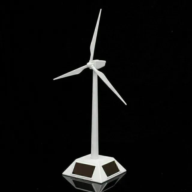 Mini Solarenergie Windmühle Windrad Windkraftanlage Modell Wohnkultur Spiel G1J3