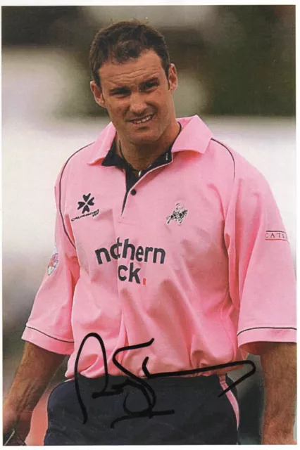 xx England Cricket Legend ANDREW STRAUSS Signed 6x4 Picture Card