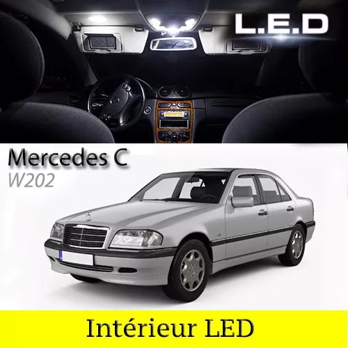 Kit ampoules LED pour l'éclairage intérieur blanc Mercedes Classe C W202