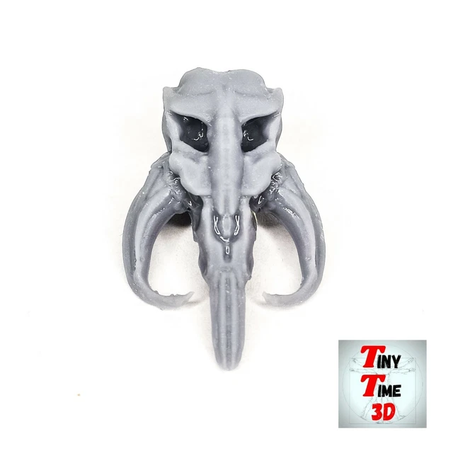 Collana Star Wars MANDALORIAN Simbolo Mythosaur Teschio Ciondolo