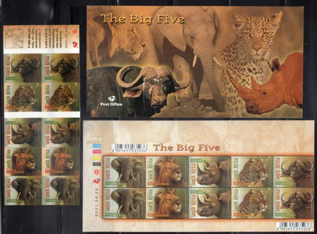 South Africa 40a, C45a MNH Wildlife Big Five Lion Elephant ZAYIX 1223L0059