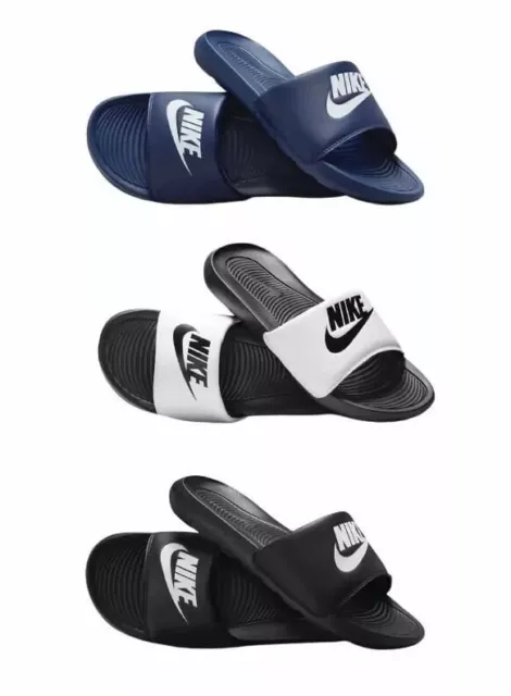 New Nike Victori One Mens Sliders Holiday Beach Pool Casual Slip On Size 6-10