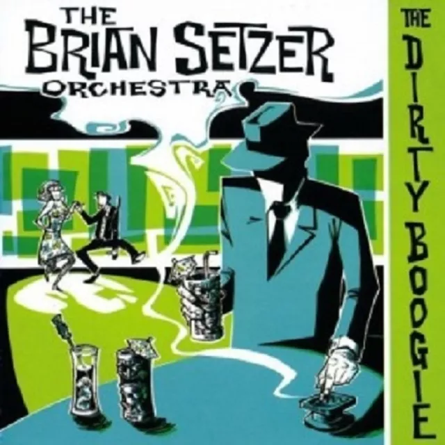 Brian Setzer Orchestra-The Dirty Boogie Cd 13 Tracks Rockabilly/Rock'n'roll Neu