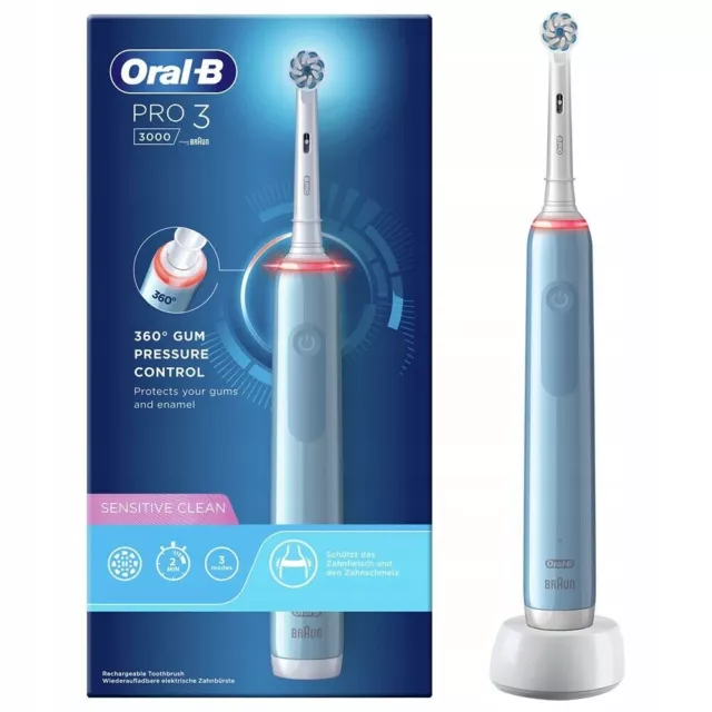 Cepillo de dientes eléctrico Oral-B Pro 3 3000 Sensitive Clean