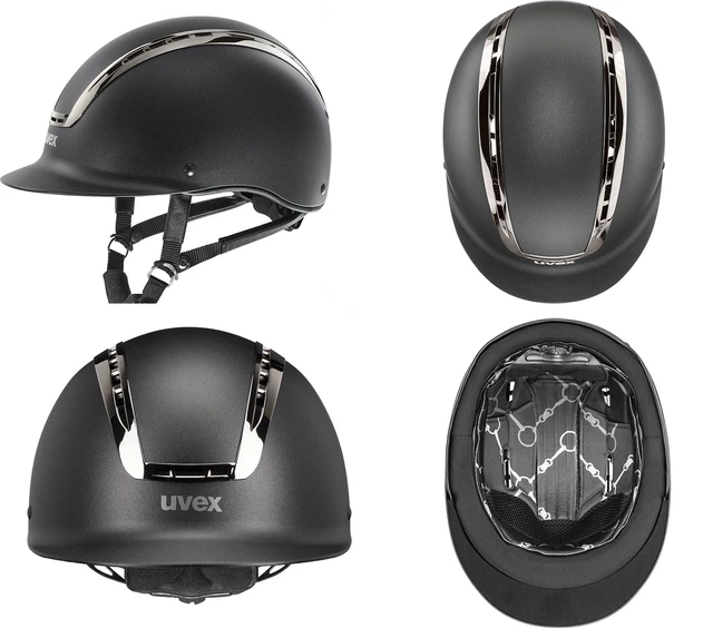 Reithelm Uvex suxxeed chrome black mat-metal-black S M/L REDUZIERT