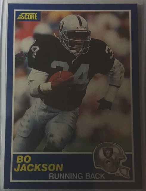 1989 BO JACKSON Score Card #2 Los Angeles Raiders EUR 0,92 - PicClick FR