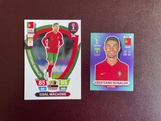 Carte Et Sticker Panini Cristiano Ronaldo Adrenalyn Xl World Cup Qatar 2022