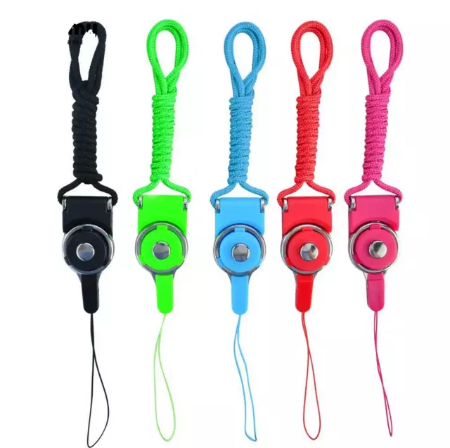 Detachable Mobile Phone Case Lanyard Strap Finger Neck Hanging Rope Universal