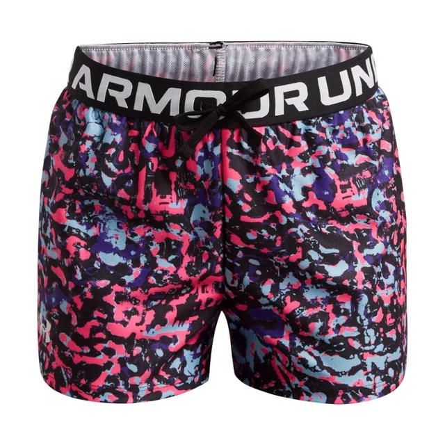Pantaloncini Under Armour da ragazza (taglia 13-15Y) con logo grafico riproduci - nuovi