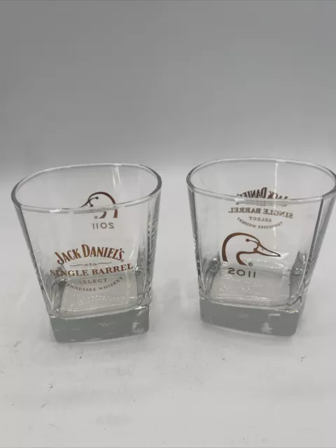 Two Jack Daniels Single Barrel Select Whiskey Ducks Unlimited 2011 Weighted
