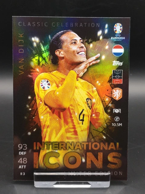 Cromos de Virgil van Dijk World Star de Topps Match Attax 101 2019-20