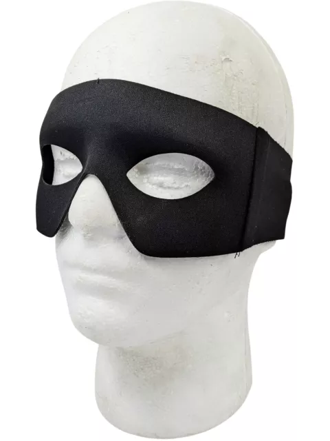 Black Eye Mask With Ties Zorro Bandit Lone Ranger Costume Adult Superhero Hero