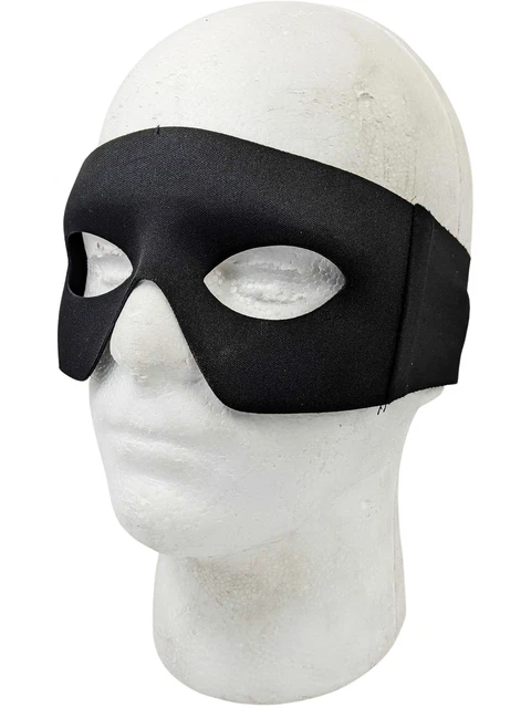 Black Eye Mask With Ties Zorro Bandit Lone Ranger Costume Adult Superhero Hero Black Eye Mask With Ties Zorro Bandit Lone Ranger Costume Adult Superhero Hero