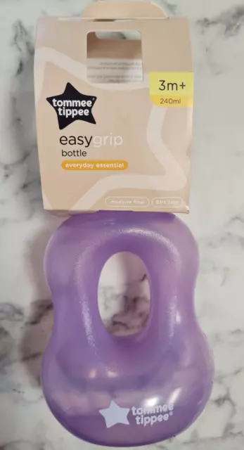 Tommee Tippee Easy Grip Everyday Essential BPA FREE 240ML Bottle - NEW UK STOCK