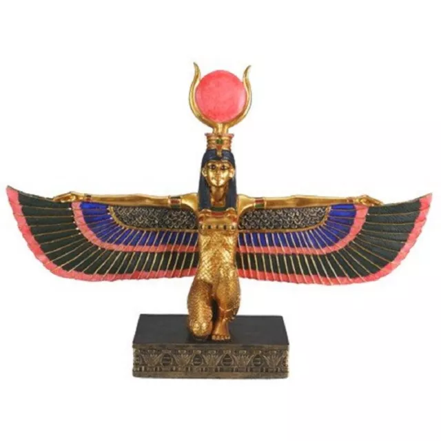 Ancient Egyptian Deity Isis with Open Wings Figurine Egypt God Decoration New 2