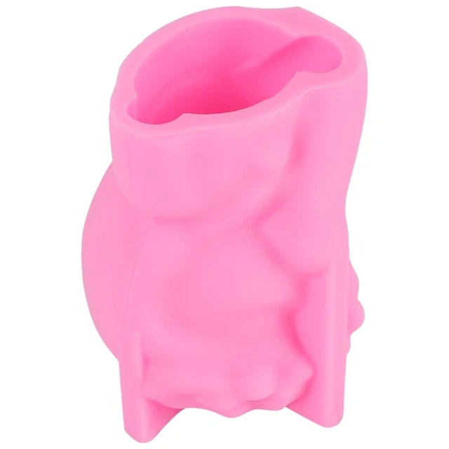 3D MäDchen Kopf Blumen Topf Form Sukkulenten Pflanzgefäß Silikon Form Mach  Q7E9