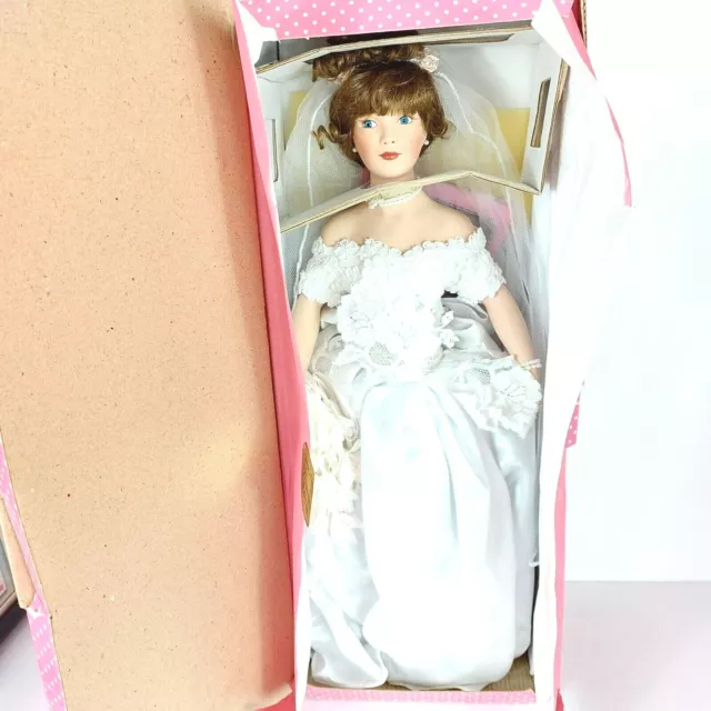 Treasury Collection Paradise Galleries Porcelain Bride 18" Doll Premiere Edition