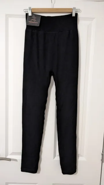 NEXT ELEMENTS THERMOGEN Thermal Fleece Lined Ribbed Leggings - size Medium~  BNWT £14.50 - PicClick UK