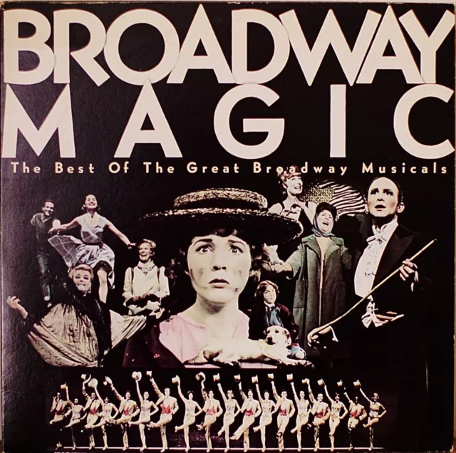 BROADWAY MAGIC The Best of the Great Broadway Musicals-NM1979LP WHITE LBL PROMO