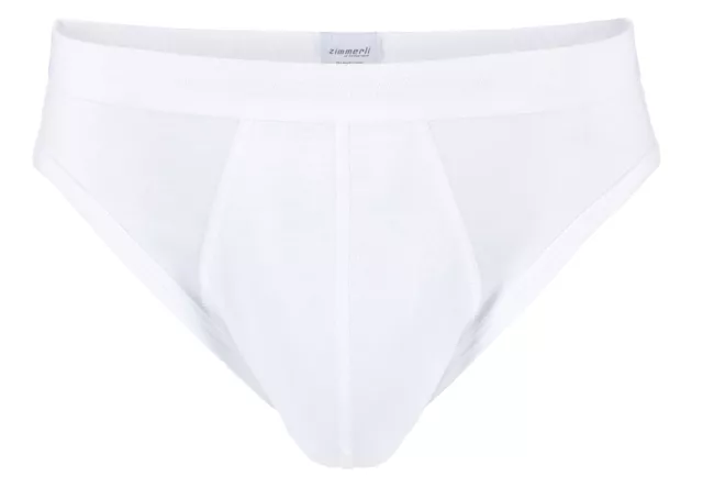 NWT ZIMMERLI Switzerland BRIEFS 222 Business class white cott luxury handmade L