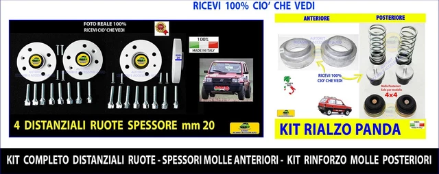 4 AMMORTIZZATORI FIAT PANDA (141) 4X4 86 > 03 KIT TAMPONI - Foto 3