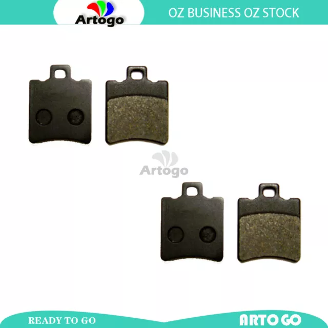 Front+Rear Brake Pads For Aprilia Scarabeo 50 2T Rear Disc Model 1998-1999