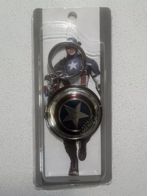 Captain America Shield Cover Key chain Key ring Avengers Marvel Metal Marvel