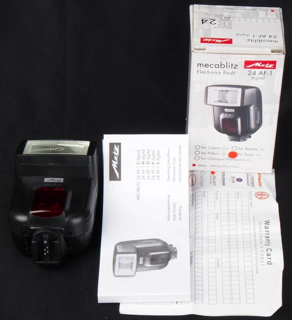 Metz Mecablitz 24 AF-1 Shoe Mount Electronic Flash for Sony Mount - Mint in Box 3