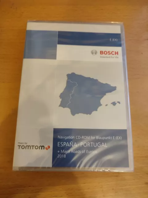 ESPANA PORTUGAL +Major Roads Europe 2018 CD TravelPilot E EX RNS 300 BNS 5.0