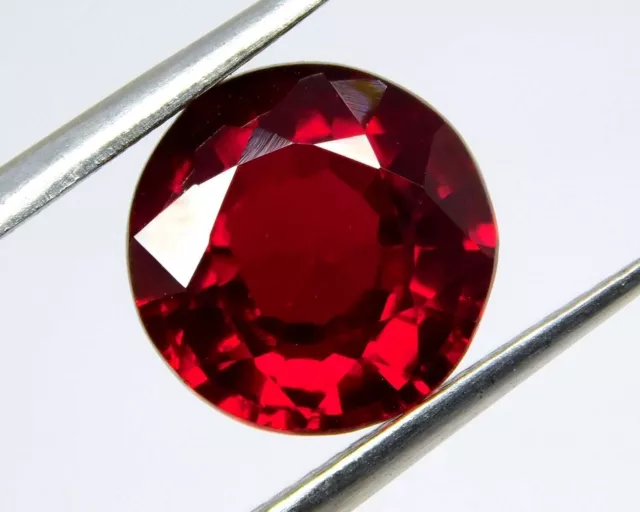 Unheated 5.0 Cts Natural Flawless Top Gem Grade Aaa Red Rhodolite Garnet. J580