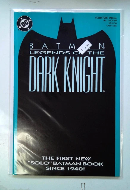 Legends of the Dark Knight #1 DC Comics (1989) Blue Cover 1st Print Comic Book