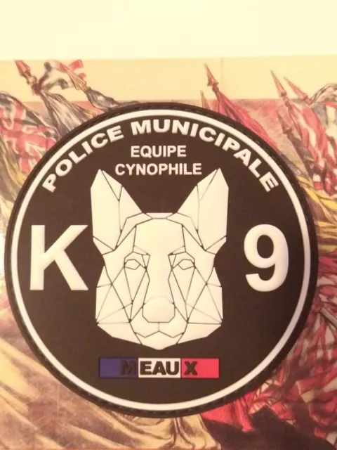 Ecusson / patch velcro Obsolète Police Municipale Meaux Cyno K9