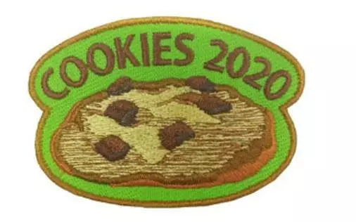 Girl Boy COOKIES 2020 cookie Sale seller Fun Patches Crest Badge SCOUTS GUIDE