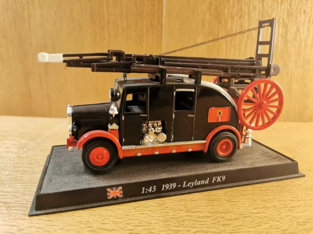 DelPrado Feuerwehrfahrzeuge der Welt Nr  7 Leyland FK 9 1939 GB 1:43