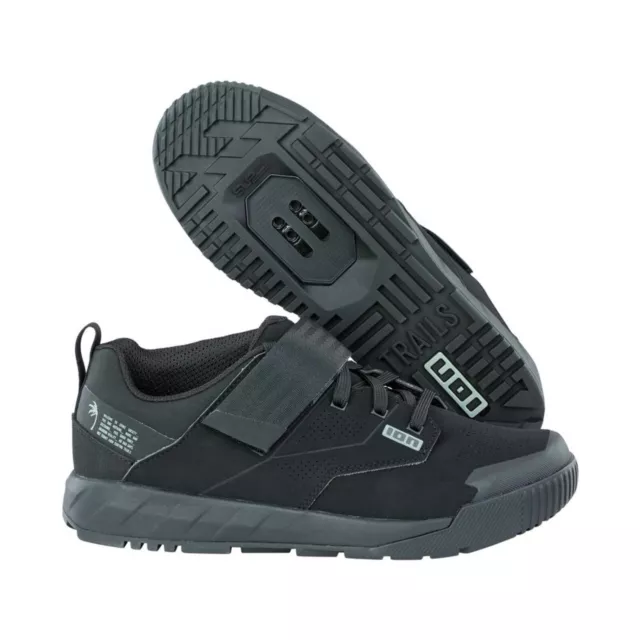 Ion Rascal Amp SPD Clipless MTB Enduro Mountian Bike Shoes Trainers Black