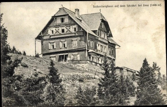 Ak Graz Steiermark, Stubenberghaus auf dem Schöckel - 10608656