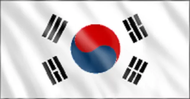 FAHNE/FLAGGE    Südkorea  Asien   90x150