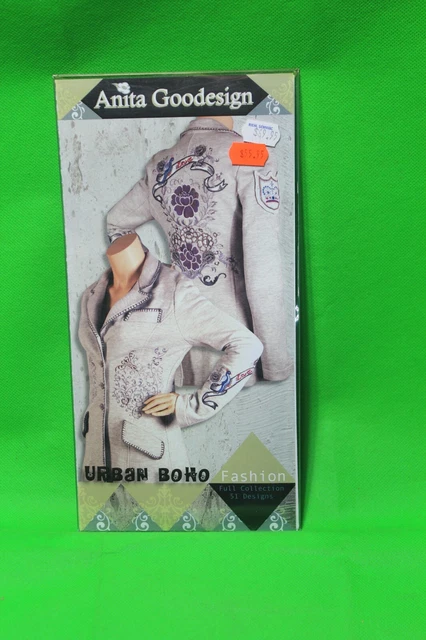 MÁQUINA DE BORDAR Anita Goodesign Urbano Boho Moda Colección Completa