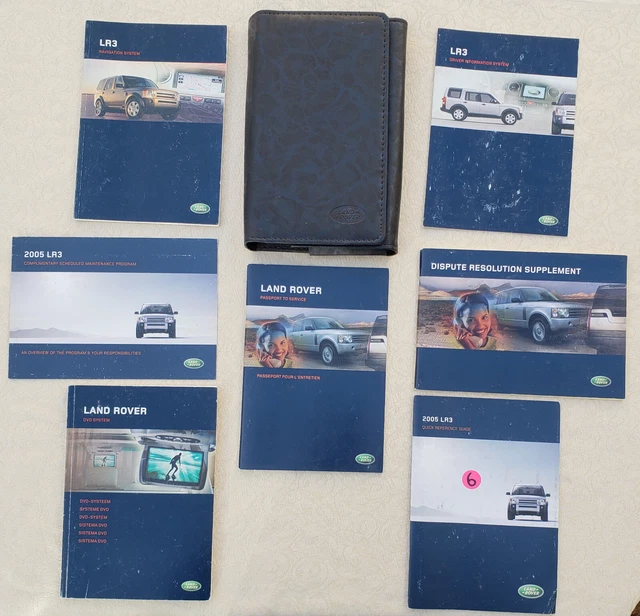 2005 Land Rover LR3 Owners Manual