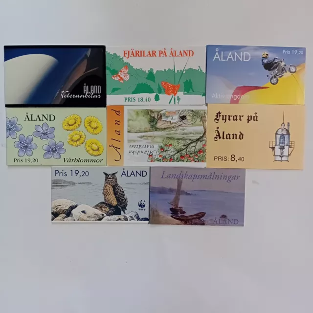 Aland Åland stamps unused lot Finland vintage stamp collection Posti Finnish new