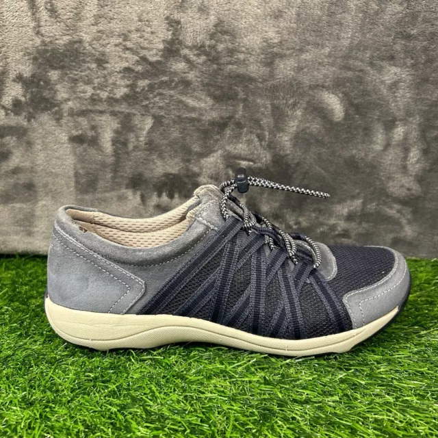 DANSKO HONOR WOMENS 6 Blue Leather Shoes Sneakers Athletic Walking Casual Lace 28.38 PicClick