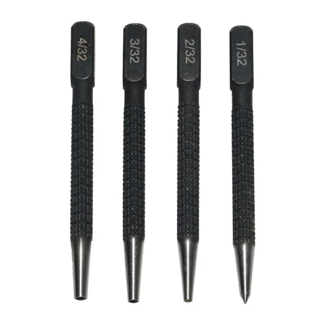Poinçon Central 4/32 Acier Carbone Uxcell - Antidérapant Pour Métal/bois