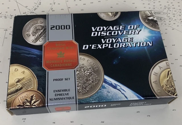 2000 Royal Canadian Silver Proof Set - Voyage Of Discovery Rcm
