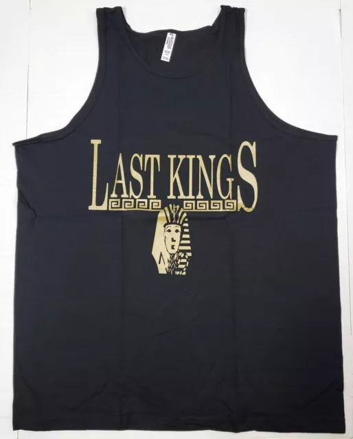 LAST KINGS Tank Top T-shirt TYGA Hip Hop Rap Men's XL Vest Black New