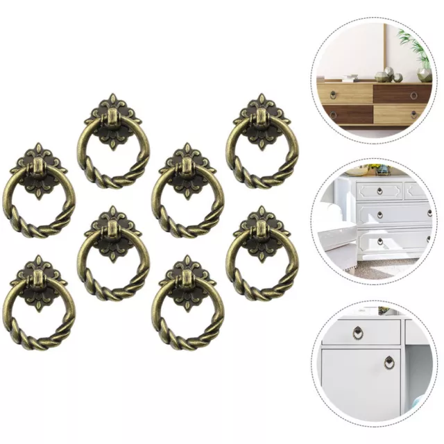 8 Pcs antique drawer pulls Kitchen Cabinet Handles dresser handles Dresser