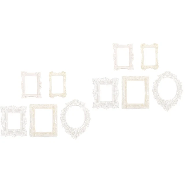 10 pcs Wedding Resin Artwork Frames Table Centerpiece Tiny Picture Frame