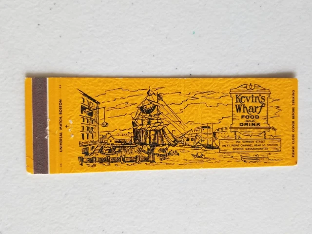 Kevin's Wharf, Food and Drink. Boston, Massachusetts. Full Length Cover.