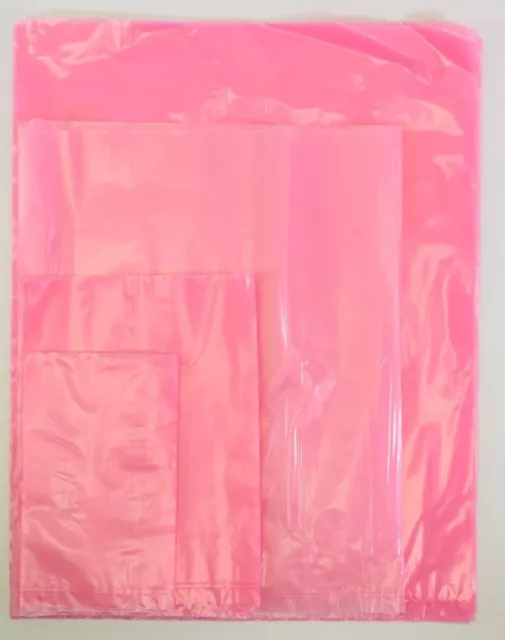 Pink Open Ended Anti-Static Bag AntiStatic Poly Bags 4mil 2mil Electronic