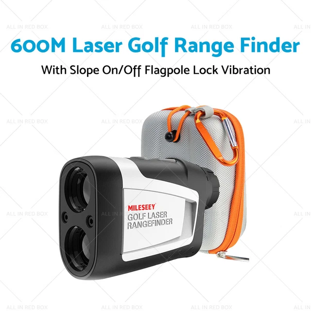 MILESEEY 600M GOLF Laser Range Finder with Slope On/Off Flagpole Lock
